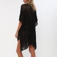 thumbnail image 6 of Womens Crochet Lace Knit Swimwear Cover Up Dress Summer Beach Bikini Cover Up 2023, 6 of 9