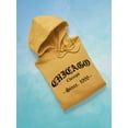 thumbnail image 3 of Chicago Gothic Font Hoodie Men -Image by Shutterstock, Male 3X-Large, 3 of 4