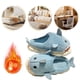 thumbnail image 5 of Cartoon Home Shoes Fehip Tiburones Cómodos Calientes para Hombres Mujeres, 5 of 9