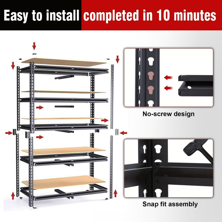 ZEUKMXOO Garage Storage Shelving, 40