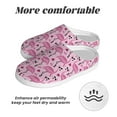 thumbnail image 6 of Yiaed Cute Watermelon Flamingo Print Slippers Fuzzy Warm Cozy Slippers Non Slip House Slippers For Indoor Outdoor Slippers House Slippers-8, 6 of 7