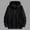 Black, variant on Mens Fleece Jacket Sevevn Men's Quarter Zip Hoodies Zip Up Hoodie Long Sleeve Drop Shoulder Sweatshirt Casual Pullover With Pockets