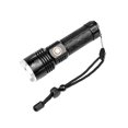 thumbnail image 2 of XHP90 Flashlight Powerful Brightness Rechargeable Torch Telescopic Zoomed Tactical Lumen Switch Lumen Handheld Fishing 1*18650Battery, 2 of 9