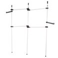 thumbnail image 4 of 4 Poles Heavy Duty Adjustable Home Garment Hanger Clothes Rack Simple Closet Wardrobe Bedroom Garment Racks, 4 of 8