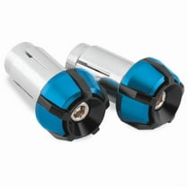 Bike Master 152153 Anti-Vibration Bar Ends, Black & Blue