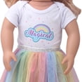 thumbnail image 3 of de hecha  adaptaciónción a regalos de disfraces de ropa de muñeca de bebé de 16 pulgadas CUTICAT Vestido de verano de muñeca de 18 pulgadas, 3 of 5