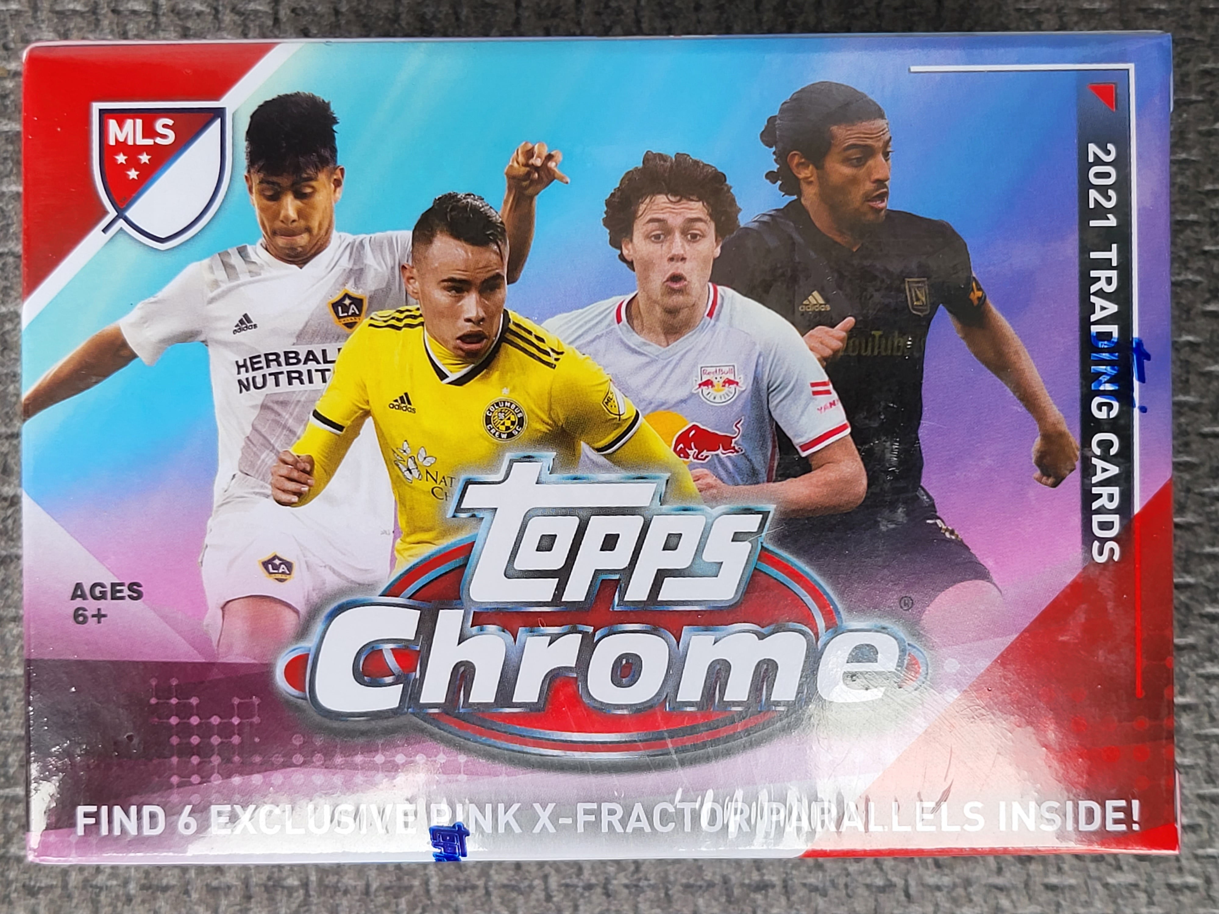 2021 Topps Chrome MLS Soccer Trading Cards Blaster Box