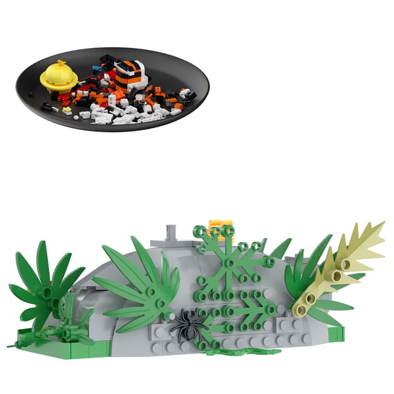 Calvin and Hobbes Adventure Building Blocks Set (427 PCS) – LEGO Compatible, Explorer Theme Toy | Collectible Decor Gift for Fans & Kids 8 