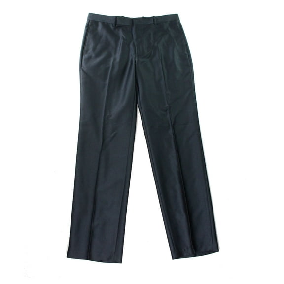 INC International concepts Men's Regular Fit Dress Pants, Charcoal, 40Wx30L