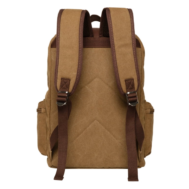 KAUKKO Vintage Canvas Backpack-Large Capacity, Multi  display picture 3