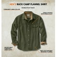 thumbnail image 3 of Legendary Whitetails Men's Buck Camp Flannel Shirt Long Sleeve Button Down 100% Cotton, 3 of 7