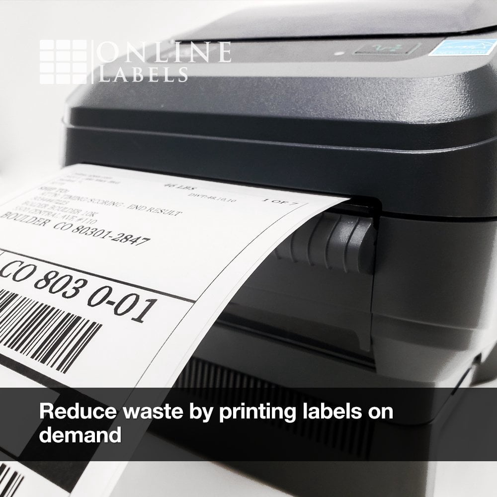 4 x 6 Shipping Labels for Direct Thermal Printers - Online Labels (12 Rolls)