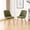2-Piece Set | Wooden Legs | Green, variant on GOCAPTAIN 2-Pack Mid-Century Upholstered Dining Chairs with High Back and Wood Legs, Modern Fabric Accent Chairs for Kitchen, Living Room or Bedroom, Set of 2, Beige
