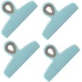thumbnail image 2 of Cook with Color Set of Four Large Heavy Duty Bag Clips, 5" Chip Bag Clips, Large Food Clips for Food Storage with Air Tight Seal Grip for Bread Bags, Snack Bags and Food Bags - (Teal), 2 of 4