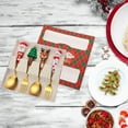 thumbnail image 1 of Christmas Spoon and Fork Set | 4-Piece Mini Dessert Cutlery for Holiday Serving | Stainless Steel Tableware with Gift Box | Tea Coffee Soup Tasting Utensils for Home Kitchen, 1 of 6