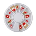 thumbnail image 1 of 12pcs Aleación de Navidad Puntas 3D Decoración Joyería DIY Rueda jinwen Nail Art Decoration Stickers, 1 of 5