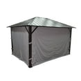 thumbnail image 2 of Rideau gris pour gazebo - 10 x 10, 2 of 3