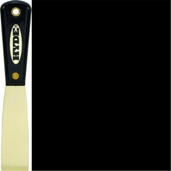 Hyde Putty Knife,Stiff,1-1/4",Brass 02080