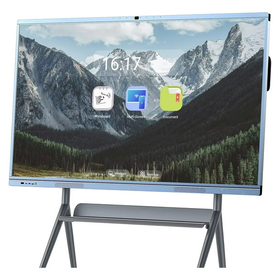 JYXOIHUB 65" 4K IR Touch Smart Board Dual OS Android Control & Wireless Casting for Classroom, Research Institute and Presentation(Include Wall Mount)