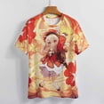 thumbnail image 4 of Genshin Impact Womens T-Shirt Round Neck Short Sleeve Tee Shirts Summer Breathable Tops Blouse 4XL, 4 of 8