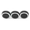 thumbnail image 1 of Paquete de 3 perillas de aire acondicionado Speravity Control de calor negro, 1 of 6