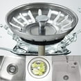 thumbnail image 3 of Kitchen Sink Plug 78mm,Universal Kitchen Sink Filter,Universal Stainless Steel Sink Plug-Sink Drain/Washbasin-Kitchen Sink Strainer, 3 of 5