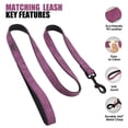 thumbnail image 5 of Pet Artist Soft Velvet Leather Dog Collar & Leash set Padded Adjustable for SMALL LARGE PET, 5 of 8