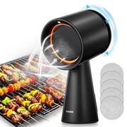 Portable Range Hood, Desktop Range Hood with 3 Speed Exhaust Fan,Low Noise & Large Oil Collection Cup,Detachable Aluminum Filter, 120V Indoor BBQ