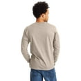 thumbnail image 3 of Hanes Beefy-T T-Shirt à Manches Longues pour Hommes, P, Sable, 3 of 3