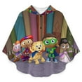 thumbnail image 2 of Super Why Kids Flannel Wearable Blanket, Warm Shawl Blanket Comfy Poncho Soft Cozy Throw Blanket Hoodie for Boys Girls Birthday Gifts, 2 of 7