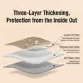 thumbnail image 5 of Waterproof Laptop Sleeve Case 15.6 inch with Accessory Pouch, Shockproof PU Leather Protective Notebook Cover Bag Doubles as Mouse Pad. Gray, 5 of 6
