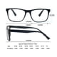 thumbnail image 3 of Gafas de lectura con bloqueo de luz azul OLOMEE +1.75 para hombre, 3 of 7