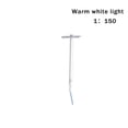 thumbnail image 4 of Yuarrent Lámpara de tubo de acero de doble cabeza a escala 1:150/1:100/1:87, modelo de calle ferroviaria, manualidades DIY en miniatura, luz nocturna Artesanía 1:150/Blanco cálido Yuarrent HA066667-06, 4 of 6