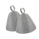 thumbnail image 5 of Gorro de Sauna Zulema 2 Piezas Gris para Hombres y Mujeres, 5 of 8