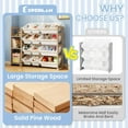 thumbnail image 4 of Toy Storage Organizer - Toy Organizers and Storage with Bookshelf, Toy Storage Shelf with 3 Shelves and 12 Storage Bins, Kids Bookshelf and Toy Storage for Kids Room, Playroom,&nbsp;, 4 of 7