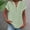 B44 Green short sleeve shirts for women Clearance Under $5, variant on Cagogo Dressy Casual Short Sleeve Linen T Shirt for Women Under $10 Summer Cotton Button Up V-Neck Tee Shirts Cute Spring Tunic Tops Graduation Gifts