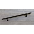 thumbnail image 3 of Aluminum Handrail Direct OHR Handrail Section w/ Mounts (13' Length,Oiled Bronze) USA Made, 3 of 5