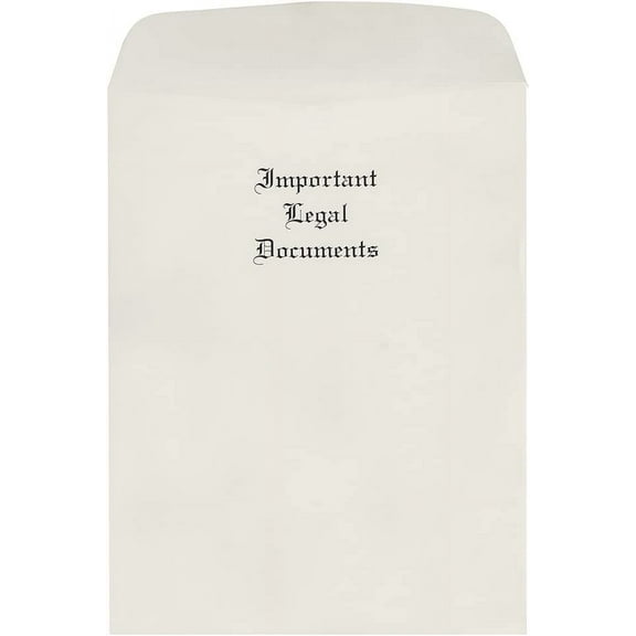 Important Legal Document Envelopes