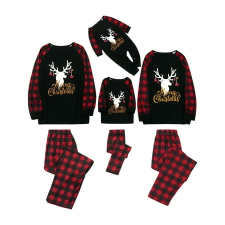 

Matching Pajamas for Family of 3 Xmas Matching for Adults Kids Holiday Home Xmas Family Sleepwear