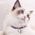 thumbnail image 3 of National Style Pets Necklace Accessory Kitten Supply Cat Bell Collar w/ Extension Chain Blue, 3 of 8