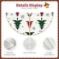 thumbnail image 3 of Balery Buffalo Plaid Christmas Trees Printed Christmas Tree Skirt , Merry Christmas Party Christmas Tree Decoration,Adjustable Tree Skirt-48", 3 of 6