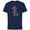 Athletic Navy, variant on Disney Minnie Mouse Pose Día de los Muertos Day of the Dead - Short Sleeve Cotton T-Shirt for Adults - Customized-Black