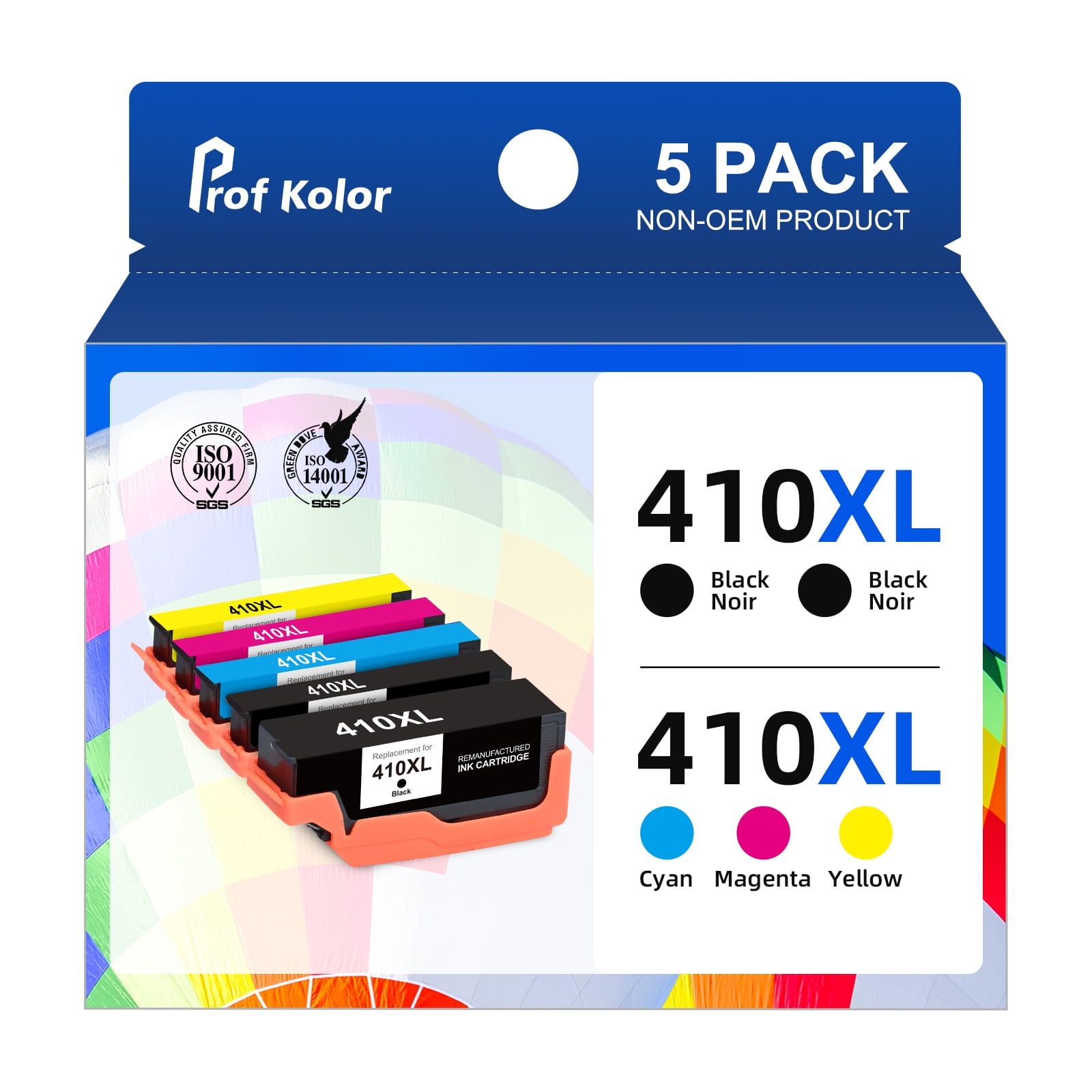 410XL Ink Cartridges for Epson 410 Ink Cartridges for XP830 XP640 XP