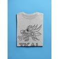 thumbnail image 3 of Ikal Serpent Head. T-Shirt Men -Ikal Designs, Male Medium, 3 of 4