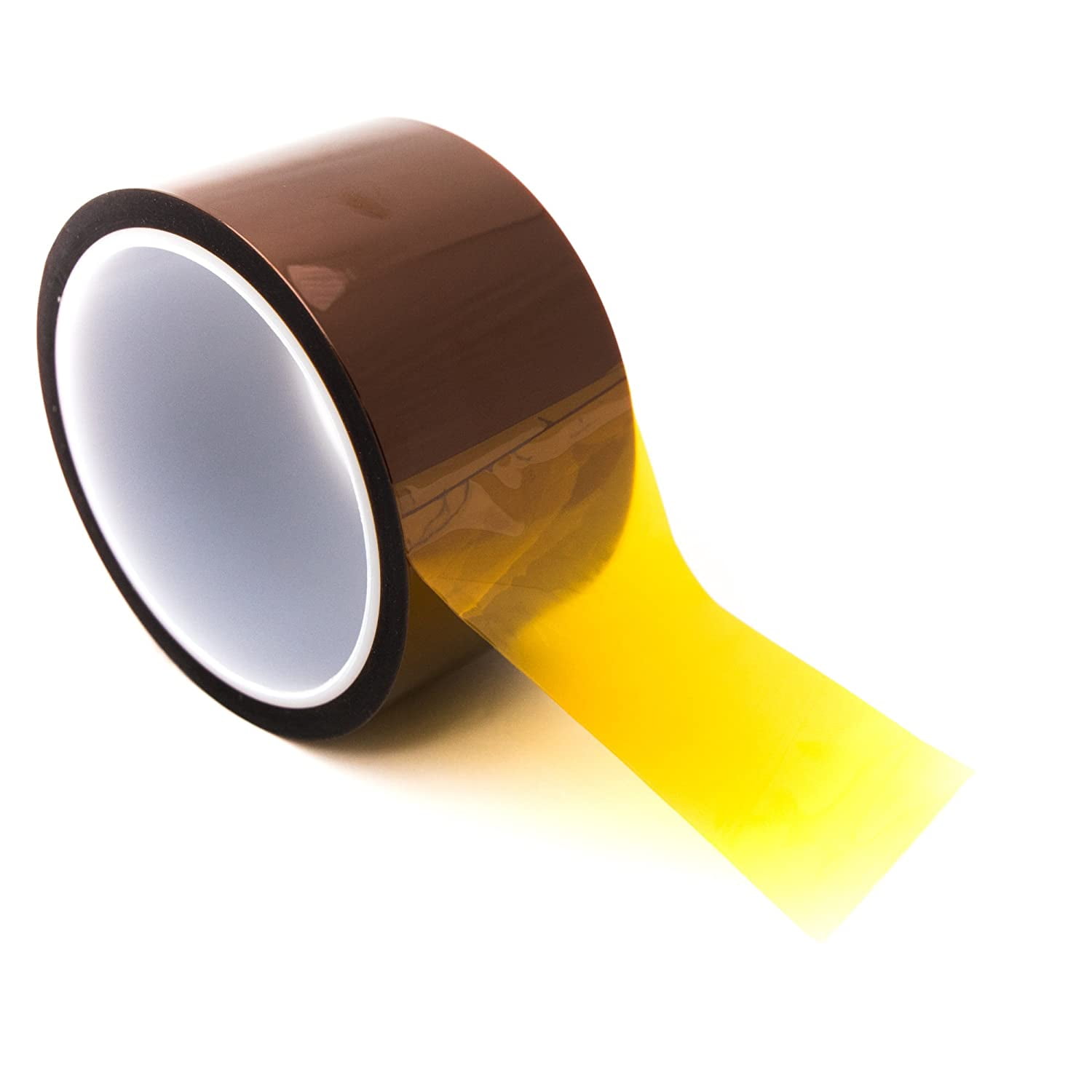 Kapton Polyimide Adhesive Tape, 3" Core, 2 mil Thick, 36 Yd Length, 11