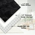 thumbnail image 5 of Socofuz Non-Slip Black Fluffy Rug, 4x6ft Shag Carpet for Living Room Girls Boys Bedroom Playroom Home Decor, 5 of 9