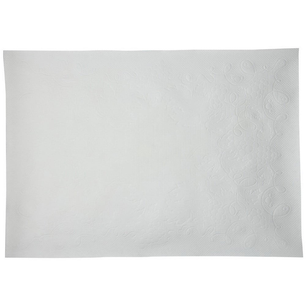 Hoffmaster Straight Edge Placemat White Dubonnet, 9.75" Length x 14" Width | 1000/Case