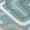 Teal, variant on Addison Rugs Chantille Indoor/Outdoor Transitional Mid-century Modern Beige Machine Washable Rectangle Rug, 10' x 14'