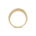 thumbnail image 4 of 14kt Yellow Gold Womens Baguette Diamond Wedding Band 1/2 Cttw, 4 of 4
