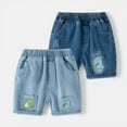 thumbnail image 6 of LYMAYTER Boys Demin Shorts Pants Summer Classic Elastic Jeans Denim for 1-7 Years Old Toddler Kids Summer Demin Shorts Pants, 6 of 11